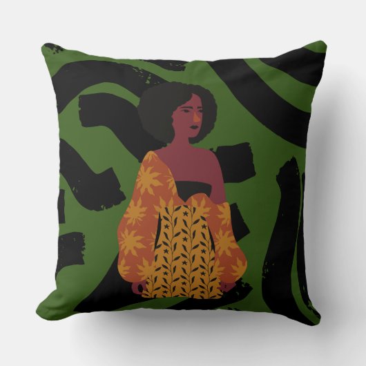 Vrouwen ontwerpen V Kussen (Voorkant)