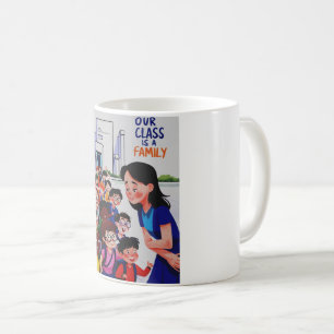 Vrouwen Onze klas is een familie Koffiemok