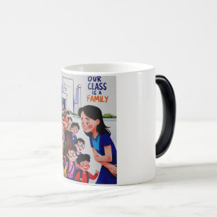 Vrouwen Onze klas is een familie Magische Mok