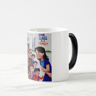 Vrouwen Onze klas is een familie Magische Mok