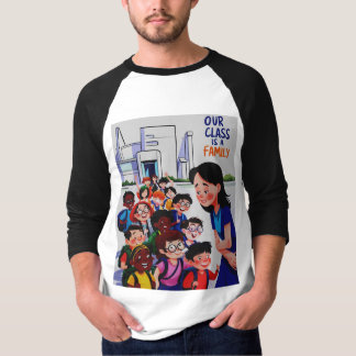 Vrouwen Onze klas is een familie T-shirt