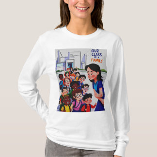 Vrouwen Onze klas is een familie T-shirt