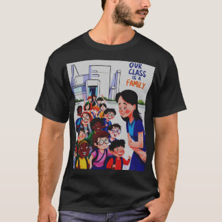 Vrouwen Onze klas is een familie T-shirt