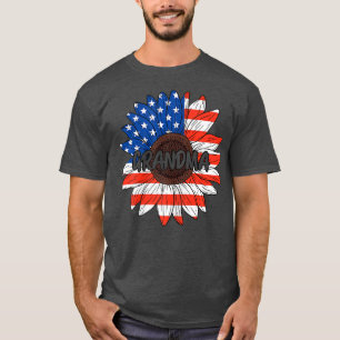 Vrouwen op 4 juli in de VS - Sunflower Cute Gran T-shirt