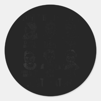 Vrouwen op de Wereld Ally Sterke Vrouwendag Femini Ronde Sticker