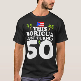 Vrouwen op deze boricua maakten net 50 Puerto Rica T-shirt
