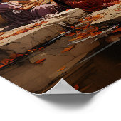 Vrouwen op het zomerlandgoed van Raja Poster (Hoek)