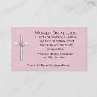 Vrouwen op missie Kerk Visitekaartje