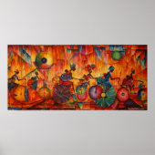 Vrouwen op wielen - Canvas print (Voorkant)