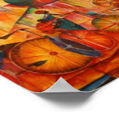 Vrouwen op wielen - Canvas print (Hoek)