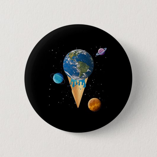vrouwen, opwarming van de aarde, milieubescherming ronde button 5,7 cm (Voorkant)