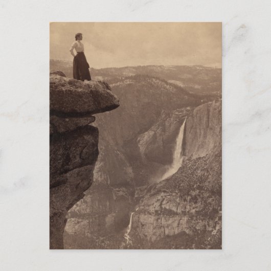 Vrouwen over Yosemite-Herfsten Briefkaart (Voorkant)