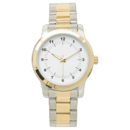 Vrouwen Oversized Two-Tone Armband Horloge
