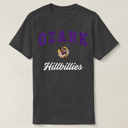 Vrouwen Ozark High School Hillbillies VNeck T-shirt (Design voorkant)