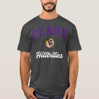 Vrouwen Ozark High School Hillbillies VNeck T-shirt