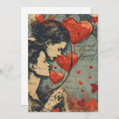 Vrouwen Paar LGBTQ Valentijnsdag Feestdagenkaart (Voorkant / Achterkant)