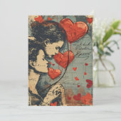 Vrouwen Paar LGBTQ Valentijnsdag Feestdagenkaart (Staand voorkant)