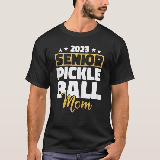 Vrouwen Paddles Pickleball Player Senior Picklebal T-shirt (Voorkant)
