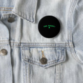 Vrouwen paddy grappige st patrick's dag shamrock ronde button 5,7 cm (In situ)