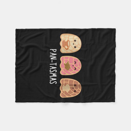 Vrouwen Pantasmas Ghost Funny Spooky Conchas Fleece Deken (Voorkant (Horizontaal))