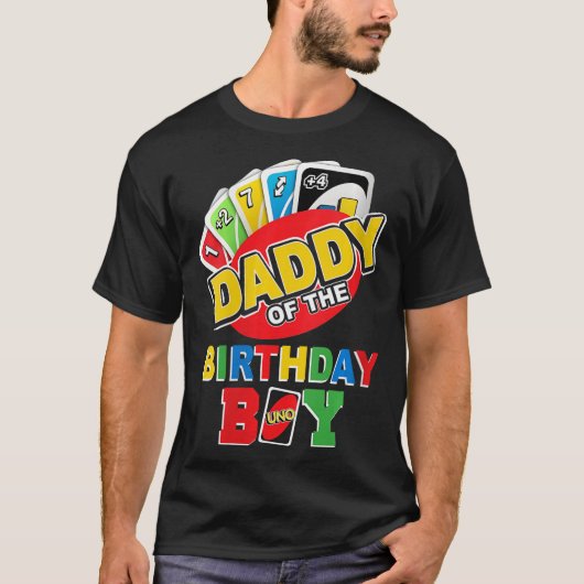 Vrouwen Papa van de Verjaardags Jongen Shirt Uno P (Voorkant)