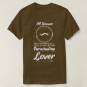 Vrouwen parachuteren met een Lover Funny Design vo T-shirt (Design voorkant)
