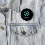 Vrouwen Park City Utah Skien Ronde Button 5,7 Cm (In situ)