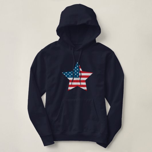 Vrouwen Patriottische Hoodie (Design voorkant)