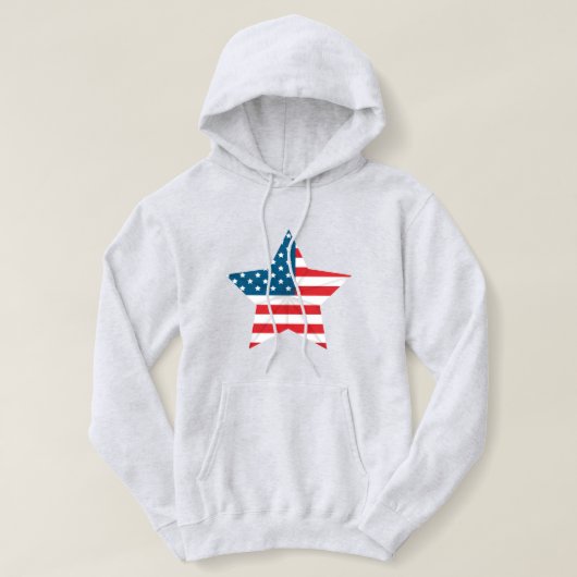 Vrouwen Patriottische Hoodie (Design voorkant)