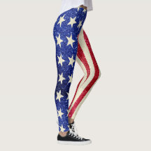 Vrouwen Patriottische Leggings, Amerikaanse vlag g