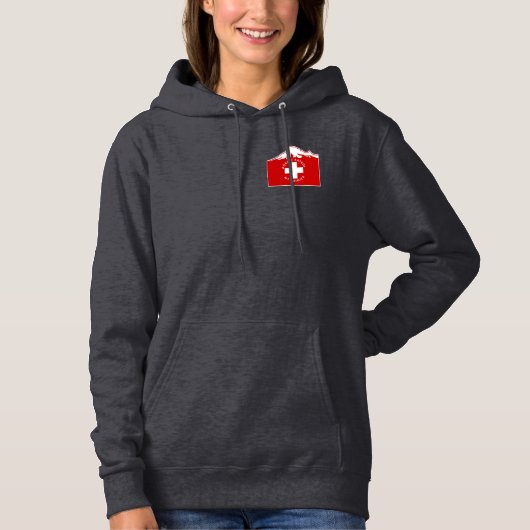 Vrouwen Patrol Hoodie met rug logo (Voorkant)