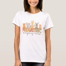 Vrouwen Pediatric Emergency Nurse Safari Dieren Hu
