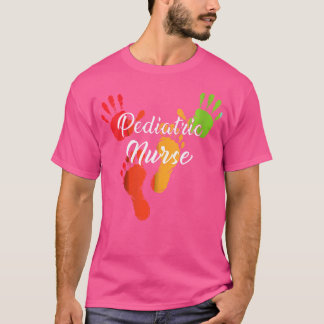 Vrouwen Pediatrische Verpleegkundige Kinderen Care T-shirt