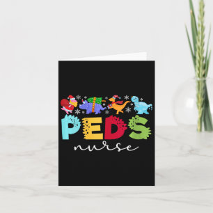 Vrouwen Peds Kerstmis Peds Nurse Xmas Party Pediat Kaart