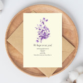 Vrouwen Pensioen Partij Lavendel Wildflower Kaart