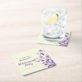 Vrouwen Pensioen Partij Lavendel Wildflower Kartonnen Onderzetters (Insitu)