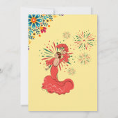 Vrouwen Pensioen Partij Salsa Mexicaanse Tropical Kaart (Achterkant)