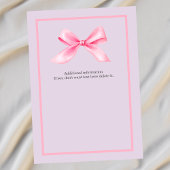 Vrouwen Pensioen Party Modern Elegant Roze Boog Kaart