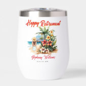 Vrouwen Pensioen Party Strand Aloha Vrouw (Voorkant)