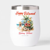 Vrouwen Pensioen Party Strand Aloha Vrouw (Achterkant)