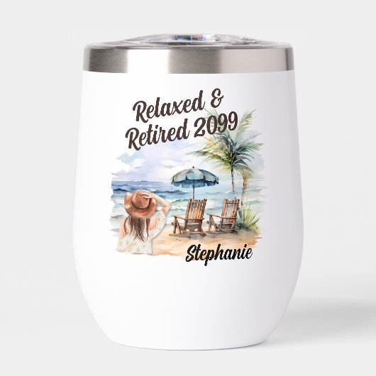 Vrouwen Pensioen Strandstoel (Voorkant)