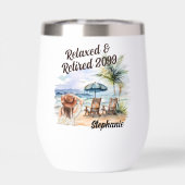 Vrouwen Pensioen Strandstoel (Achterkant)