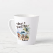 Vrouwen Pensioen Strandstoel Latte Mok (Linkerhoek)