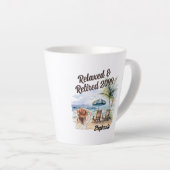 Vrouwen Pensioen Strandstoel Latte Mok (Rechterhoek)
