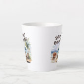 Vrouwen Pensioen Strandstoel Latte Mok (Voorkant)