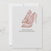 Vrouwen pensioen vaarwel spanning Kantoor hakken Kaart (Achterkant)