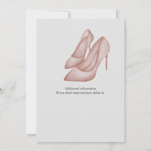 Vrouwen pensioen vaarwel spanning Kantoor hakken Kaart (Achterkant)