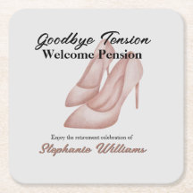 Vrouwen pensioen vaarwel spanning Kantoor hakken