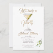 Vrouwen Pensioen Zomer Cocktail Party Kaart (Voorkant)