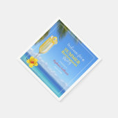 Vrouwen Pensioen Zomer Ocean Cocktail Party Servet (Hoek)